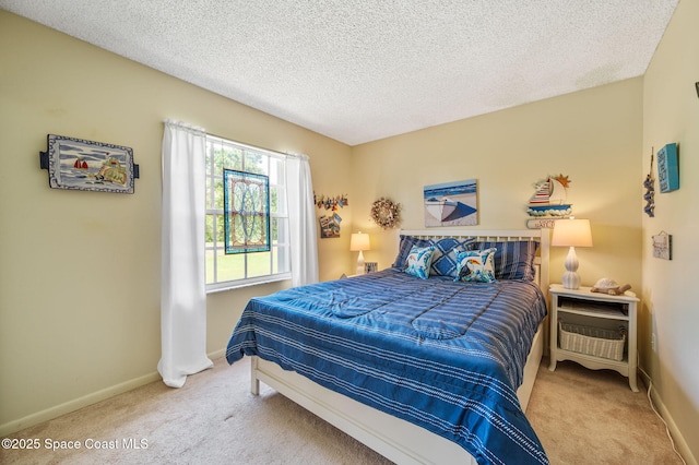 1924 Elderberry Ct NE, Palm Bay, FL 32905 - carpeted bedroom with a textured ceiling and baseboards
