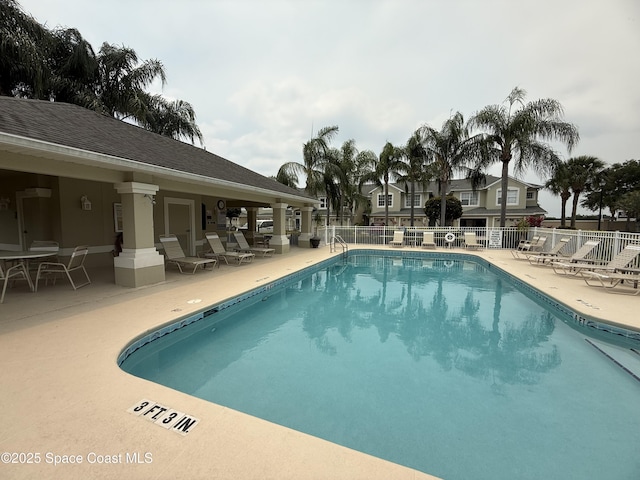 601 Trotter Ln Unit 102, Melbourne, FL 32940 - community pool with a patio