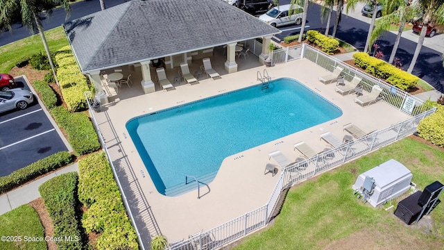601 Trotter Ln Unit 102, Melbourne, FL 32940 - community pool featuring a patio