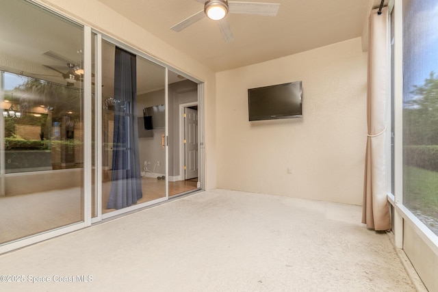 601 Trotter Ln Unit 102, Melbourne, FL 32940 - view of unfurnished sunroom
