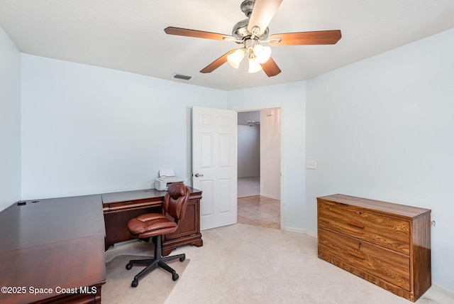 1444 Patriot Dr, Melbourne, FL 32940 - office space featuring ceiling fan and light carpet