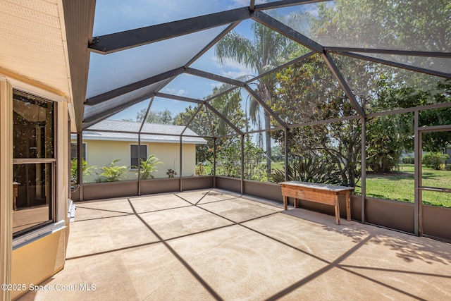 1444 Patriot Dr, Melbourne, FL 32940 - view of patio / terrace featuring glass enclosure