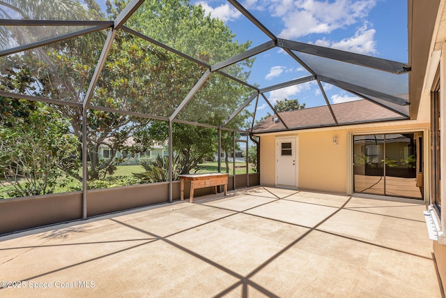 1444 Patriot Dr, Melbourne, FL 32940 - view of patio / terrace featuring a lanai