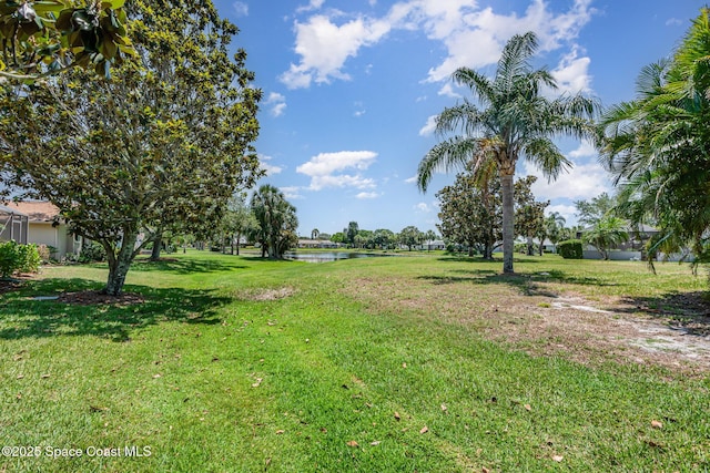 1444 Patriot Dr, Melbourne, FL 32940 - view of grassy yard featuring a water view