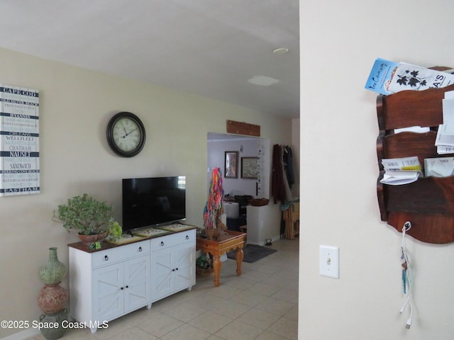 4535 Moon Rd, Titusville, FL 32780 - living room with light tile patterned floors