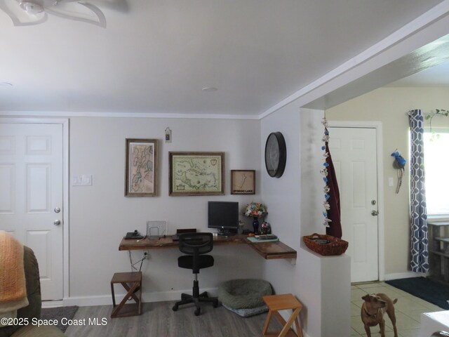4535 Moon Rd, Titusville, FL 32780 - office with baseboards