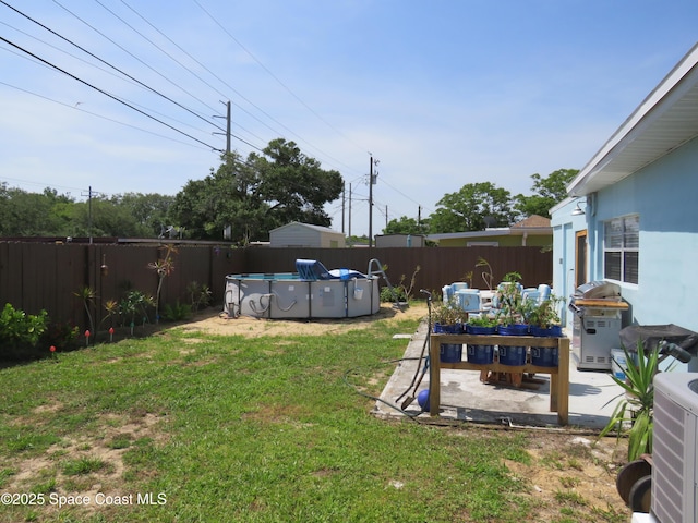 4535 Moon Rd, Titusville, FL 32780 - view of yard with central AC