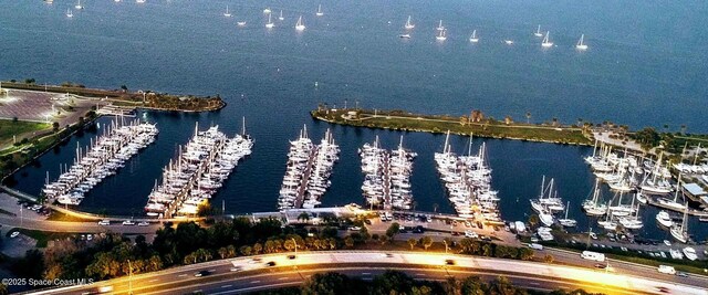 4535 Moon Rd, Titusville, FL 32780 - aerial overview of property's location with a marina and a nearby body of water
