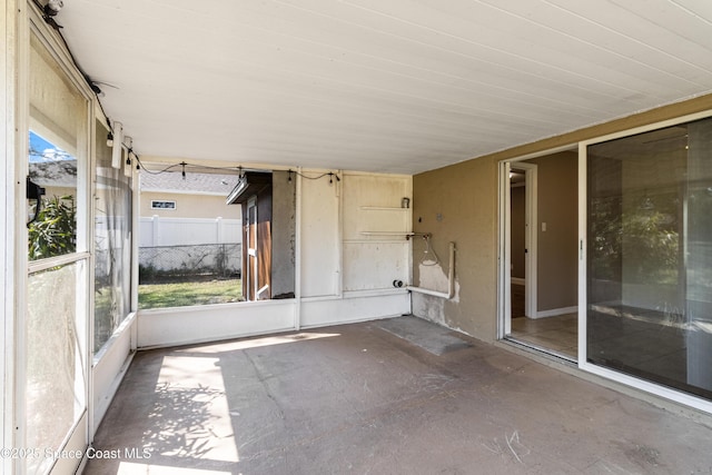 7034 Bayfront Rd, Cocoa, FL 32927 - view of unfurnished sunroom