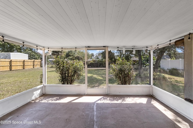 7034 Bayfront Rd, Cocoa, FL 32927 - view of unfurnished sunroom