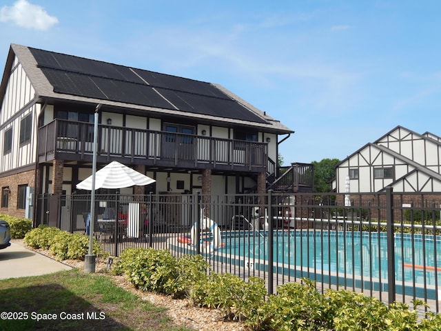 865 Greenwood Manor Cir Unit 5-F, West Melbourne, FL 32904 - community pool featuring fence