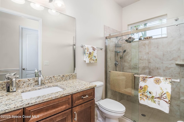 508 Lorelei Ave, Melbourne, FL 32901 - bathroom with a shower stall, toilet, and vanity