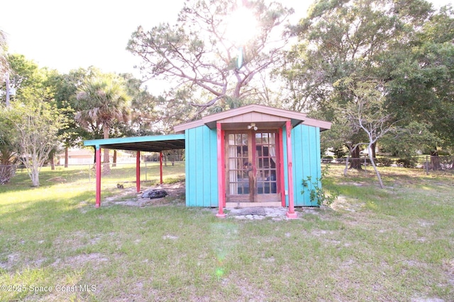311 Clayton Ave, Melbourne, FL 32901 - view of shed with a carport