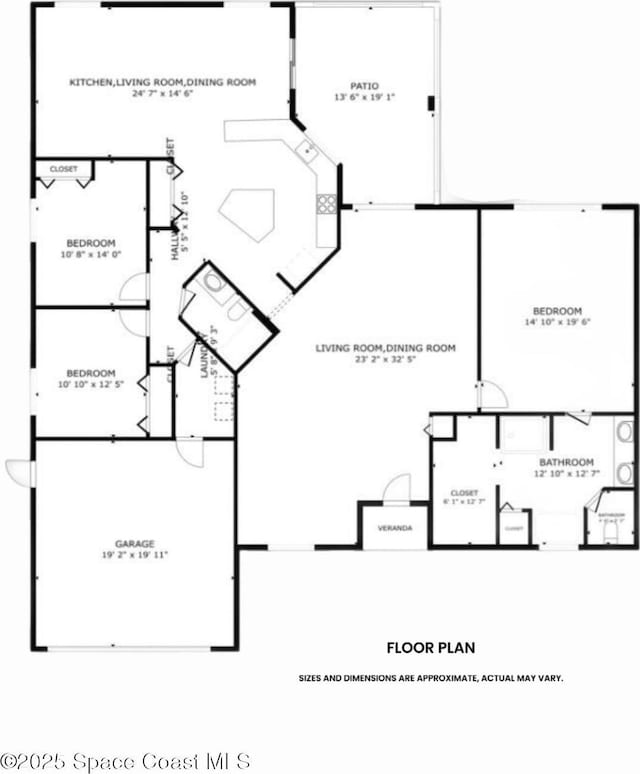 1932 Laramie Cir, Melbourne, FL 32940 - floor plan / room layout