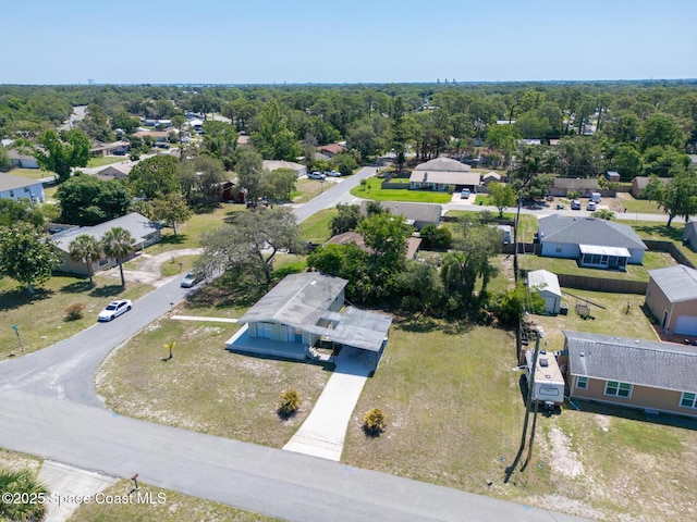 4545 Tina St, Cocoa, FL 32927 - aerial perspective of suburban area