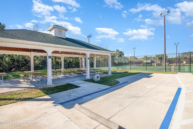 8002 Bradwick Way, Melbourne, FL 32940 - view of home's community featuring a gazebo and a tennis court