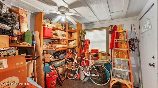 8516 99th Ct, Vero Beach, FL 32967 - storage with ceiling fan