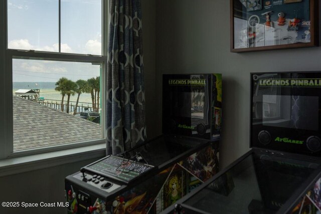 5250 Riveredge Dr, Titusville, FL 32780 - living room featuring a water view