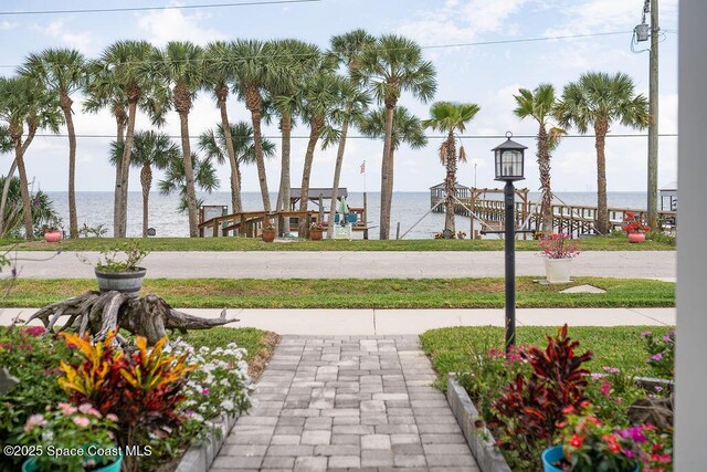 5250 Riveredge Dr, Titusville, FL 32780 - view of property's community with a water view