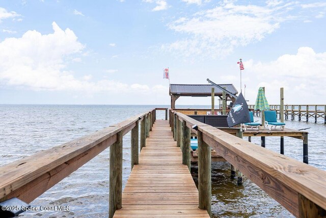 5250 Riveredge Dr, Titusville, FL 32780 - dock area featuring a water view
