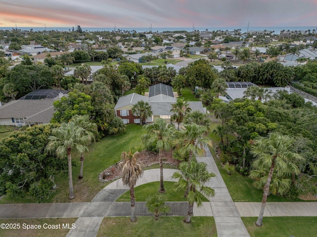 2007 Oak St, Melbourne Beach, FL 32951 - aerial view at dusk of a residential view