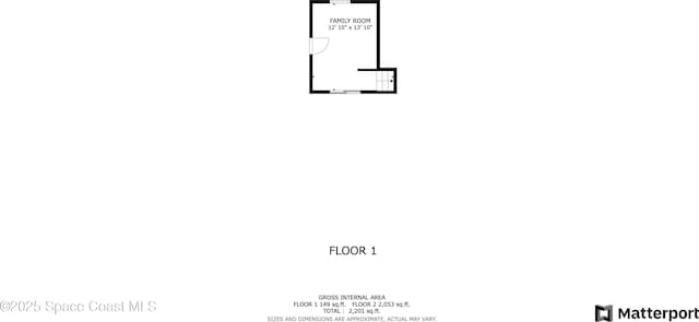 2007 Oak St, Melbourne Beach, FL 32951 - floor plan / room layout