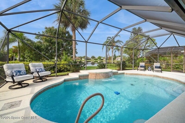 4178 Ventana Blvd, Rockledge, FL 32955 - outdoor pool with a patio area and glass enclosure