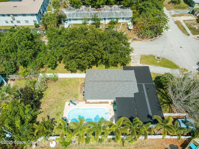 8103 Magnolia Ave, Cape Canaveral, FL 32920 - view of subject property featuring a pool area