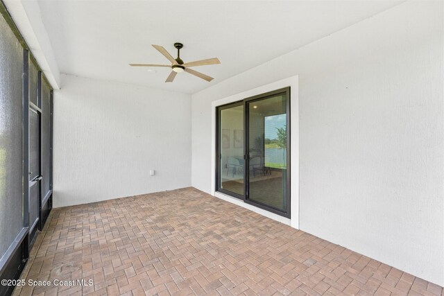 8854 Alister Dr, Melbourne, FL 32940 - view of unfurnished sunroom