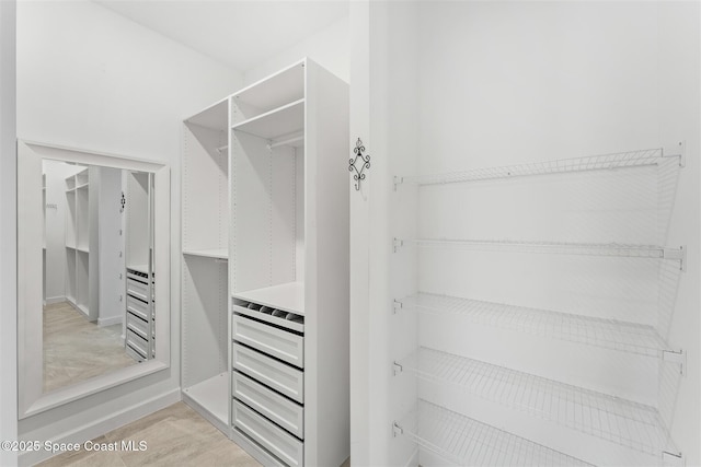 8854 Alister Dr, Melbourne, FL 32940 - spacious closet featuring light wood-style floors