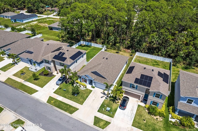 916 Corbin Cir SW, Palm Bay, FL 32908 - aerial perspective of suburban area with a forest