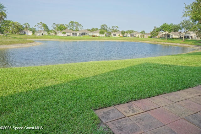 water view featuring nearby suburban area