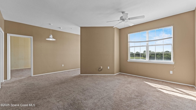 1766 Sophias Dr Unit 204, Melbourne, FL 32940 - carpeted empty room featuring ceiling fan and baseboards