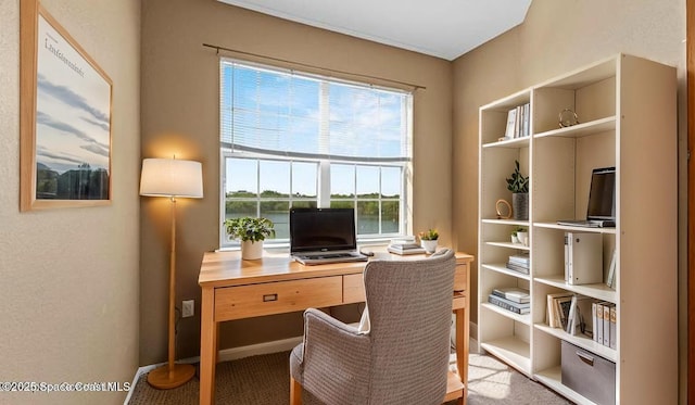 1766 Sophias Dr Unit 204, Melbourne, FL 32940 - office area featuring carpet and baseboards