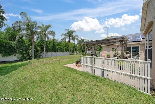 1160 Waco Blvd SE, Palm Bay, FL 32909 - view of yard featuring a pergola and a patio