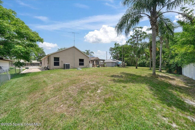 1160 Waco Blvd SE, Palm Bay, FL 32909 - view of yard featuring central air condition unit