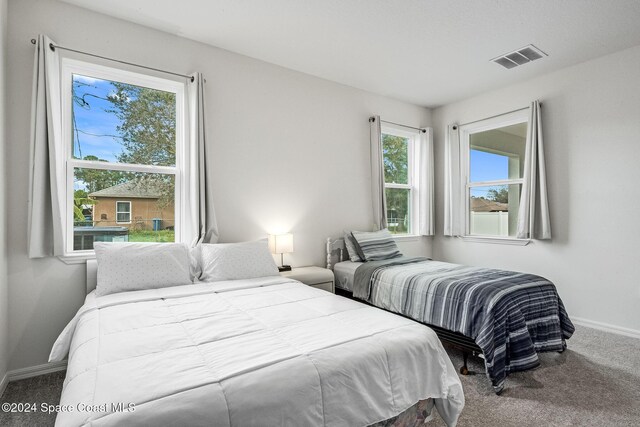 1717 Dalroy St NW, Palm Bay, FL 32907 - carpeted bedroom with baseboards and multiple windows