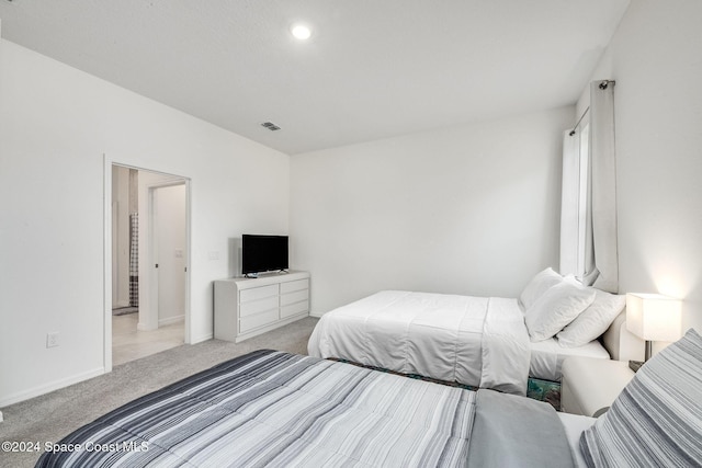1717 Dalroy St NW, Palm Bay, FL 32907 - bedroom with light carpet, baseboards, and recessed lighting