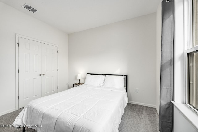 1717 Dalroy St NW, Palm Bay, FL 32907 - bedroom with carpet flooring, baseboards, and a closet