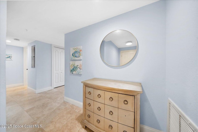 121 Lancha Cir Unit 206, Indian Harbour Beach, FL 32937 - hall with baseboards