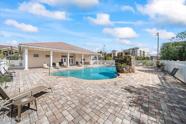 121 Lancha Cir Unit 206, Indian Harbour Beach, FL 32937 - community pool featuring a patio