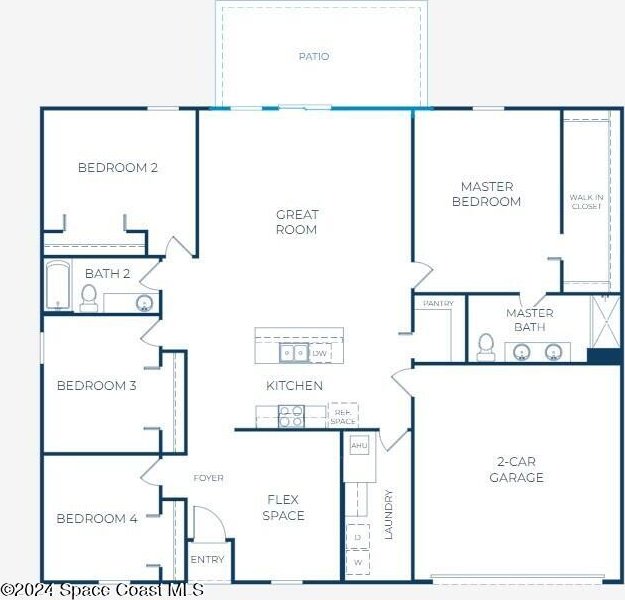 817 Redrock St SE, Palm Bay, FL 32909 - room layout