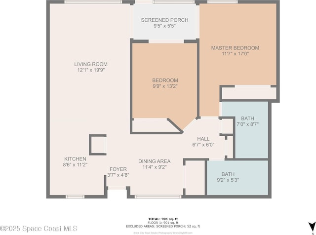 217 Ocean Park Ln Unit V49, Cape Canaveral, FL 32920 - property floor plan