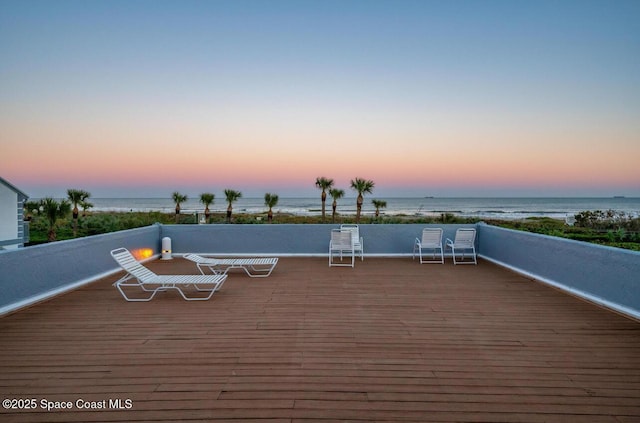 217 Ocean Park Ln Unit V49, Cape Canaveral, FL 32920 - wooden deck with a water view