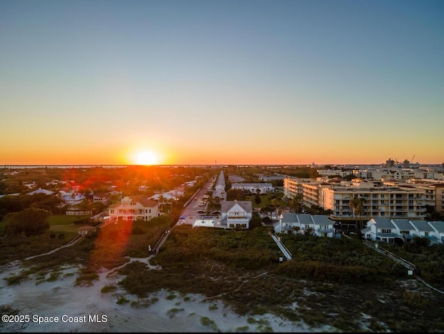 217 Ocean Park Ln Unit V49, Cape Canaveral, FL 32920 - view of aerial view at dusk