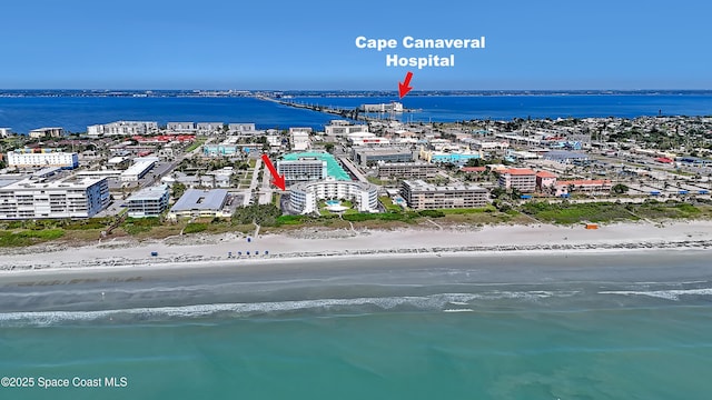 4000 Ocean Beach Blvd Unit 1J, Cocoa Beach, FL 32931 - view of urban area with expansive beach