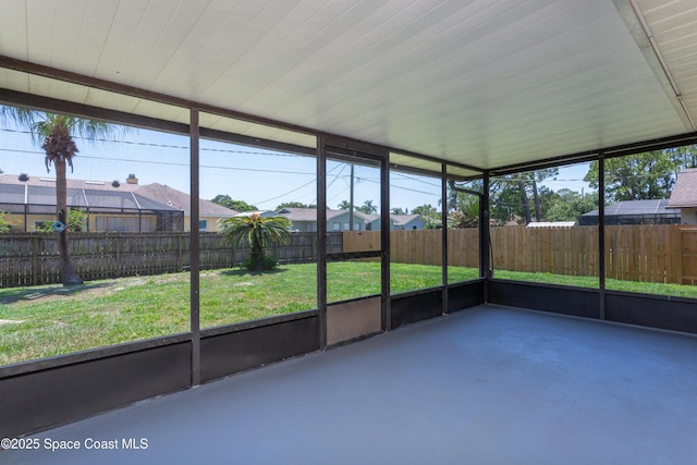 1770 Monrovia St NW, Palm Bay, FL 32907 - unfurnished sunroom with a residential view