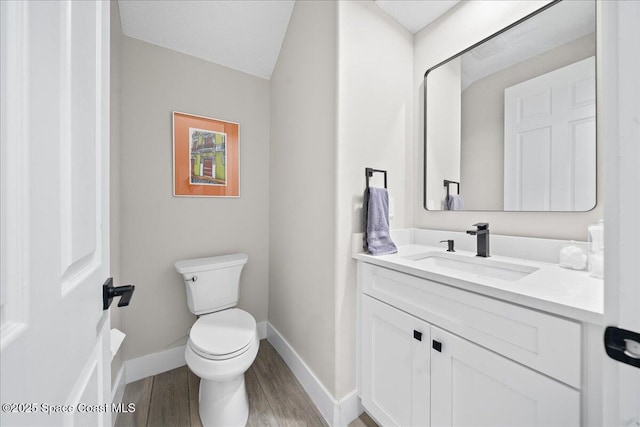 120 Mediterranean Way, Indian Harbour Beach, FL 32937 - half bath with vanity and wood finished floors