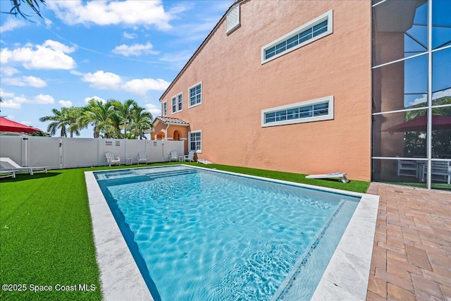 120 Mediterranean Way, Indian Harbour Beach, FL 32937 - view of pool with a patio and a pool with connected hot tub