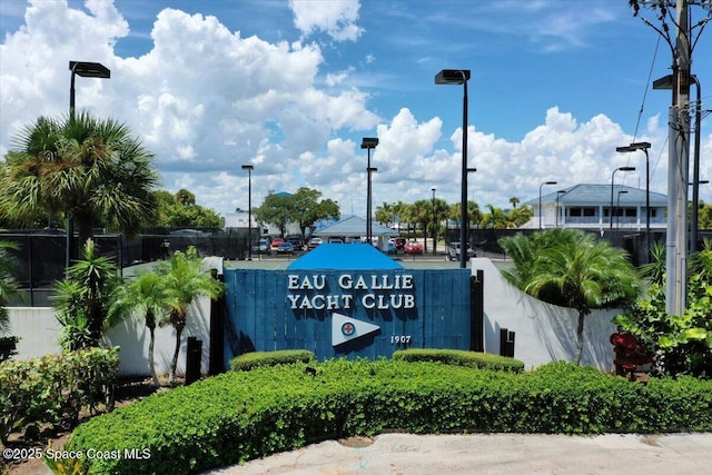 120 Mediterranean Way, Indian Harbour Beach, FL 32937 - view of community / neighborhood sign